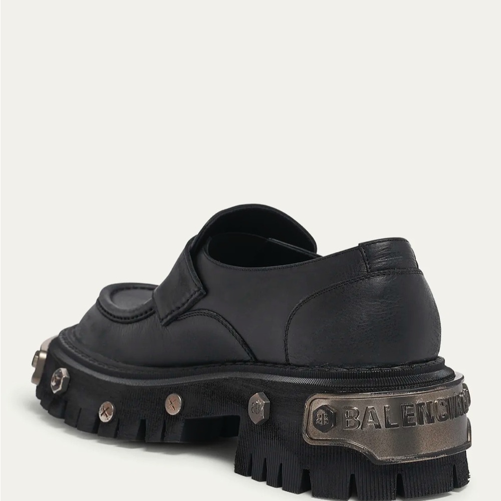 Balenciaga Men's Black Loafers